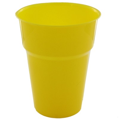 DISPOSABLE CUPS - YELLOW BOX OF 100
